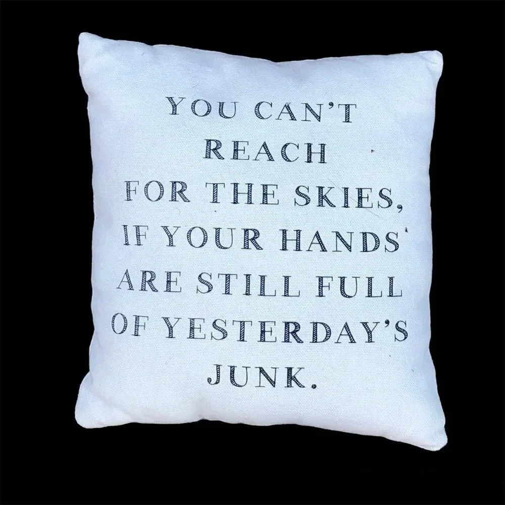 Positive Affirmation Self Care Accent Decor Throw Pillow